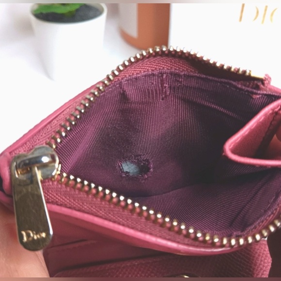 Christian Dior Pink Trifold Wallet - Picture 6 of 8
